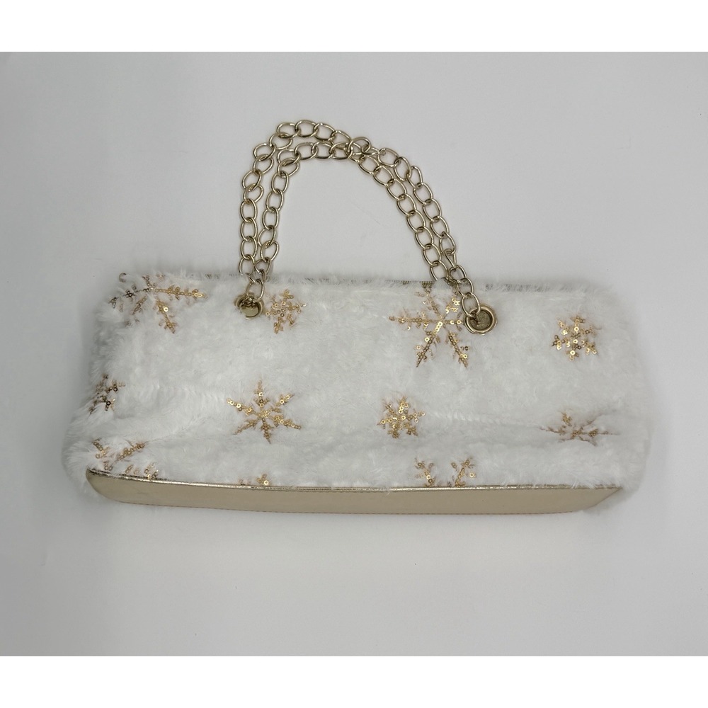 Snowflake Cooler Wine Bag Gold Chain Handbag